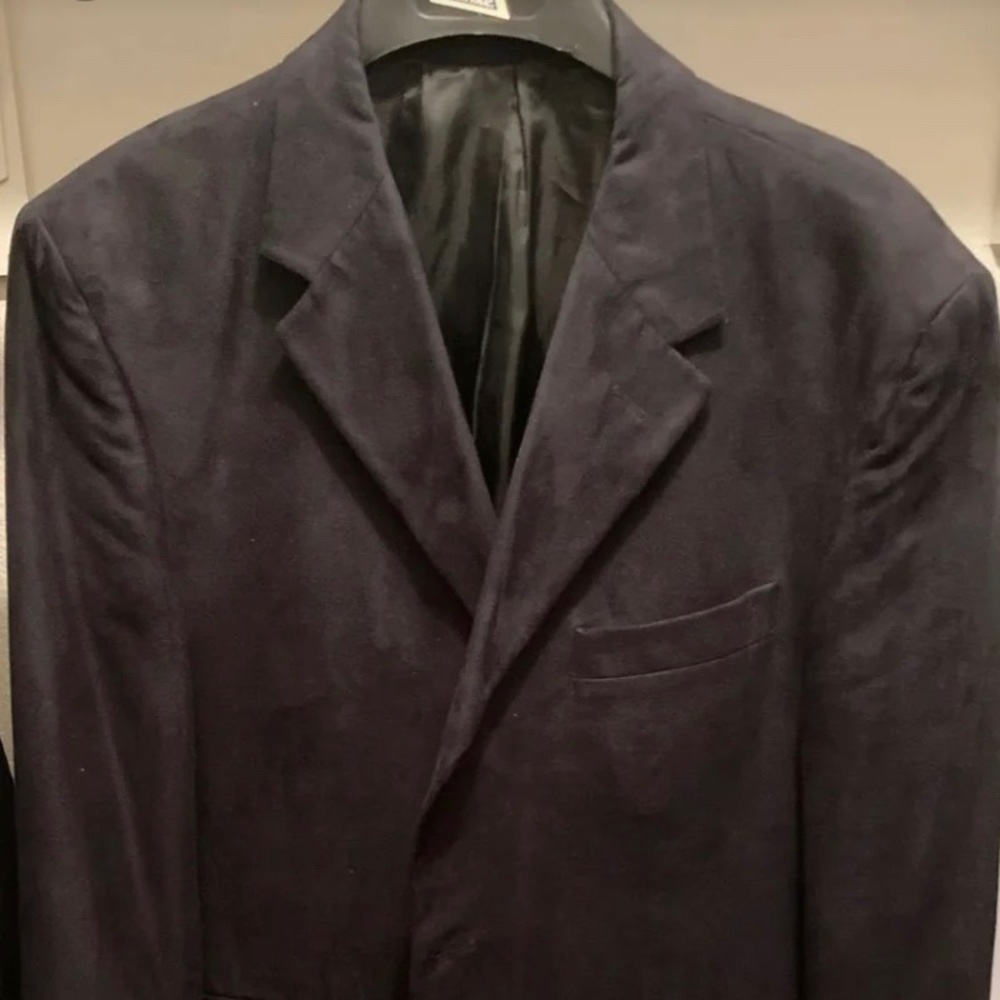 Suede Suit Jacket